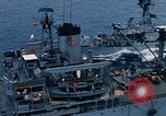 Image of USS Pollux and USS Constellation Gulf of Tonkin Vietnam, 1967, second 60 stock footage video 65675042002