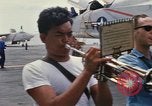 Image of Unrep of USS Constellation Gulf of Tonkin Vietnam, 1967, second 46 stock footage video 65675042003