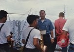 Image of Unrep of USS Constellation Gulf of Tonkin Vietnam, 1967, second 61 stock footage video 65675042003