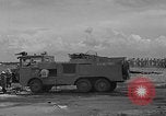 Image of fire fighting equipment Eglin Air Force Base Okaloosa County Florida USA, 1952, second 13 stock footage video 65675042024