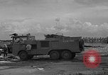 Image of fire fighting equipment Eglin Air Force Base Okaloosa County Florida USA, 1952, second 14 stock footage video 65675042024