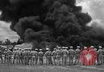 Image of fire fighting equipment Eglin Air Force Base Okaloosa County Florida USA, 1952, second 15 stock footage video 65675042024