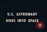 Standbild Commander Alan Shepard Cape Canaveral Florida USA, 1961, aus Sekunde 11 historischem Filmmaterial Videoclip 65675042041