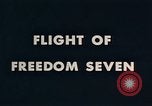 Standbild Commander Alan Shepard Cape Canaveral Florida USA, 1961, aus Sekunde 22 historischem Filmmaterial Videoclip 65675042041
