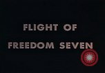 Standbild Commander Alan Shepard Cape Canaveral Florida USA, 1961, aus Sekunde 23 historischem Filmmaterial Videoclip 65675042041
