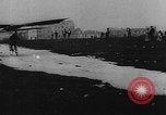 Image of man attempts to fly bicycle with wings France, 1912, second 10 stock footage video 65675042052