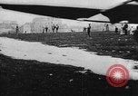 Image of man attempts to fly bicycle with wings France, 1912, second 25 stock footage video 65675042052