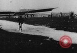 Image of man attempts to fly bicycle with wings France, 1912, second 34 stock footage video 65675042052