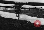 Image of man attempts to fly bicycle with wings France, 1912, second 35 stock footage video 65675042052