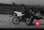 Image of ornithopter bicycle California United States USA, 1937, second 7 stock footage video 65675042053
