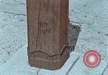 Image of wooden post Hiroshima Japan, 1946, second 13 stock footage video 65675042128
