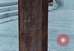 Image of wooden post Hiroshima Japan, 1946, second 21 stock footage video 65675042128