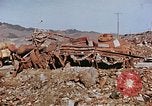 Image of wrecked steel structure Nagasaki Japan, 1946, second 14 stock footage video 65675042144