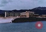 Image of masonry retaining wall Hiroshima Japan, 1946, second 5 stock footage video 65675042162
