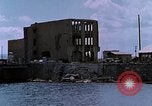 Image of masonry retaining wall Hiroshima Japan, 1946, second 42 stock footage video 65675042162