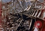 Image of fire truck trapped Nagasaki Japan, 1946, second 14 stock footage video 65675042182