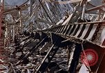 Image of fire truck trapped Nagasaki Japan, 1946, second 15 stock footage video 65675042182