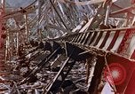 Image of fire truck trapped Nagasaki Japan, 1946, second 16 stock footage video 65675042182