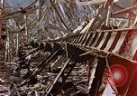 Image of fire truck trapped Nagasaki Japan, 1946, second 21 stock footage video 65675042182