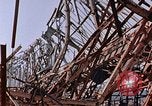 Image of steel beam structure Nagasaki Japan, 1946, second 9 stock footage video 65675042183