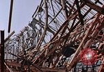 Image of steel beam structure Nagasaki Japan, 1946, second 10 stock footage video 65675042183
