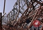 Image of steel beam structure Nagasaki Japan, 1946, second 24 stock footage video 65675042183
