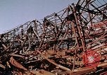 Image of steel beam structure Nagasaki Japan, 1946, second 26 stock footage video 65675042183