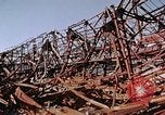 Image of steel beam structure Nagasaki Japan, 1946, second 31 stock footage video 65675042183