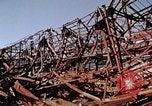 Image of steel beam structure Nagasaki Japan, 1946, second 34 stock footage video 65675042183