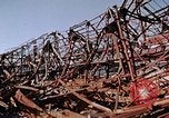 Image of steel beam structure Nagasaki Japan, 1946, second 42 stock footage video 65675042183