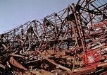 Image of steel beam structure Nagasaki Japan, 1946, second 44 stock footage video 65675042183