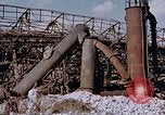 Image of collapsed metal stack Nagasaki Japan, 1946, second 3 stock footage video 65675042187