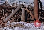 Image of collapsed metal stack Nagasaki Japan, 1946, second 12 stock footage video 65675042187