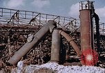 Image of collapsed metal stack Nagasaki Japan, 1946, second 16 stock footage video 65675042187