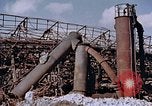 Image of collapsed metal stack Nagasaki Japan, 1946, second 17 stock footage video 65675042187