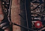 Image of collapsed metal stack Nagasaki Japan, 1946, second 27 stock footage video 65675042187