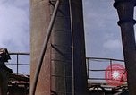 Image of collapsed metal stack Nagasaki Japan, 1946, second 34 stock footage video 65675042187