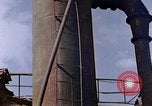 Image of collapsed metal stack Nagasaki Japan, 1946, second 35 stock footage video 65675042187