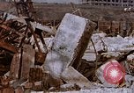 Image of collapsed metal stack Nagasaki Japan, 1946, second 43 stock footage video 65675042187