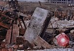 Image of collapsed metal stack Nagasaki Japan, 1946, second 47 stock footage video 65675042187