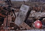 Image of collapsed metal stack Nagasaki Japan, 1946, second 49 stock footage video 65675042187