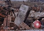 Image of collapsed metal stack Nagasaki Japan, 1946, second 54 stock footage video 65675042187
