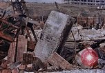 Image of collapsed metal stack Nagasaki Japan, 1946, second 55 stock footage video 65675042187