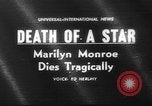 Image Diverses scènes de Marilyn Monroe de 1950 et au début des années 1960 United States USA, 1962, de la seconde 1 séquences d'archives historiques vidéo 65675042219
