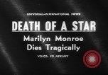 Image Diverses scènes de Marilyn Monroe de 1950 et au début des années 1960 United States USA, 1962, de la seconde 3 séquences d'archives historiques vidéo 65675042219