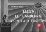 Image of British liner Canberra New York United States USA, 1962, second 1 stock footage video 65675042224