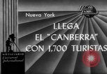 Image of British liner Canberra New York United States USA, 1962, second 4 stock footage video 65675042224