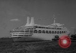 Image of British liner Canberra New York United States USA, 1962, second 16 stock footage video 65675042224