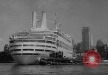 Image of British liner Canberra New York United States USA, 1962, second 52 stock footage video 65675042224