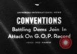 Image of Democratic convention 1960 candidates Los Angeles California USA, 1960, second 1 stock footage video 65675042238